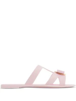 Salvatore Ferragamo o1s1rm0526 Lylia Jelly Sandals in Pink Size US 11 / IT 41 - 1 Thumbnail