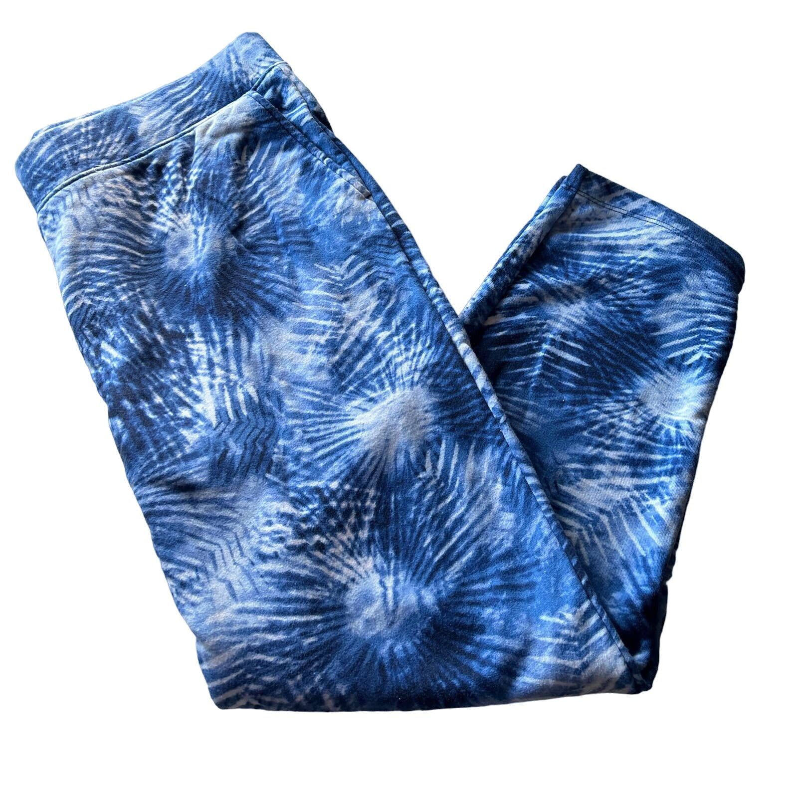 Lands' End Lands End Womens Blue Ankle Sweatpants XS Extra Small Size 27" / US 4 / IT 40 - 1 Thumbnail