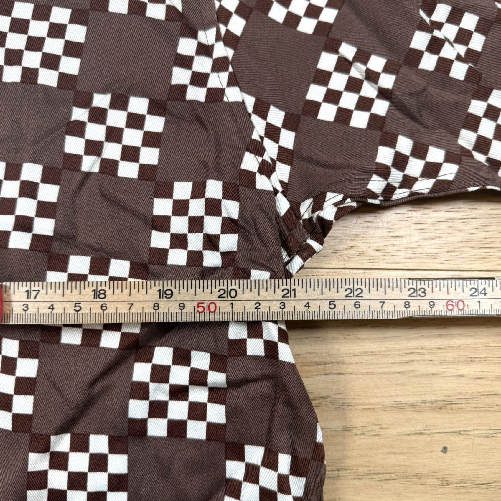Vintage Bogey Boys Golf Button Shirt Mens M Short Sleeve Dri Fit Brown Polo Check NWOT Size US M / EU 48-50 / 2 - 5 Thumbnail