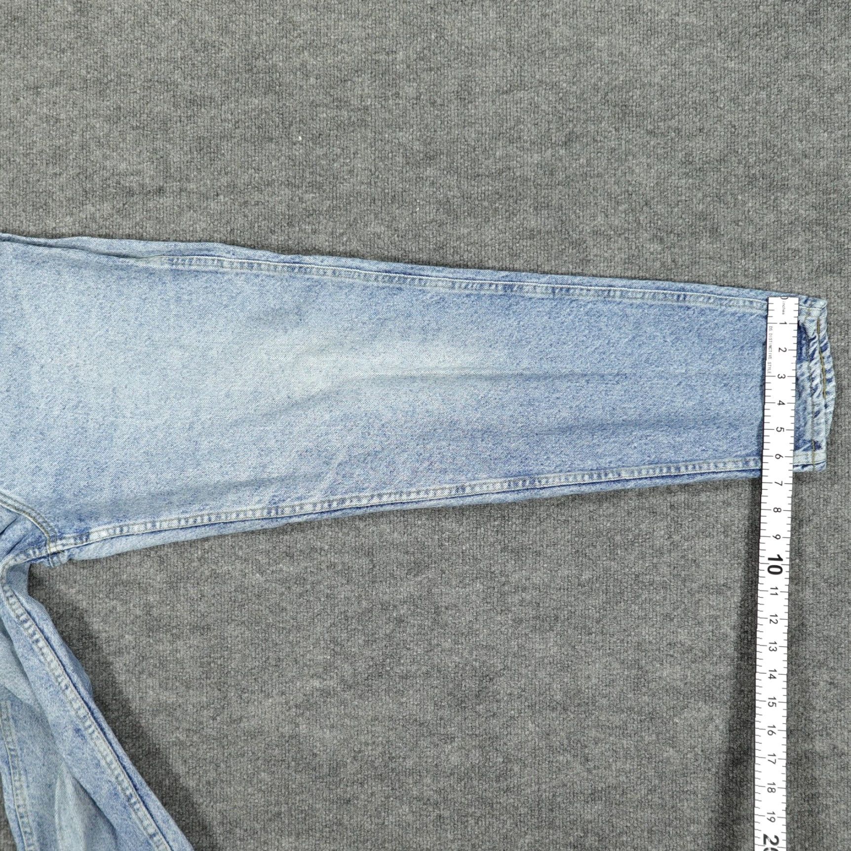Lee VINTAGE Lee Jeans Womens 16 Light Wash High Rise Tapered Mom Denim 90s Stonewash Size 38" / US 16 / IT 52 - 6 Thumbnail