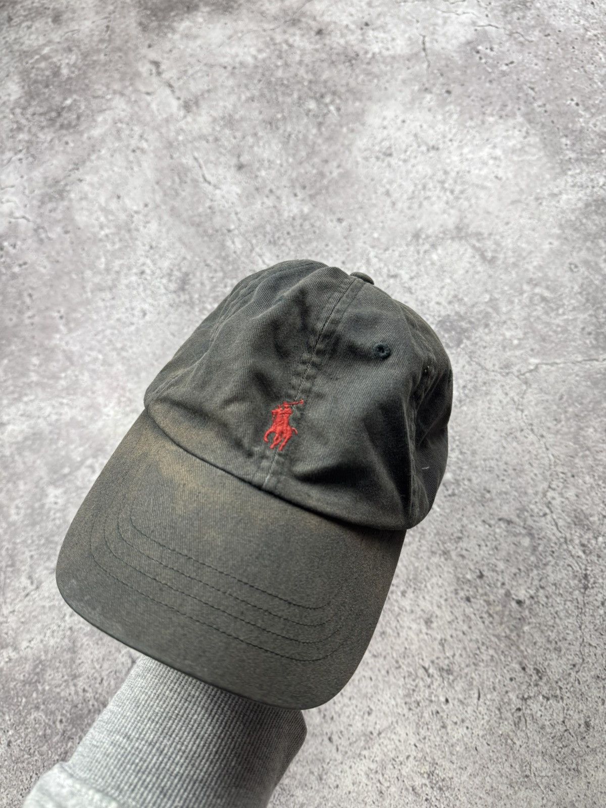 Polo Ralph Lauren Vintage Polo Ralph Lauren Y2K Faded Distressed Cap Japanesse Size ONE SIZE - 3 Thumbnail