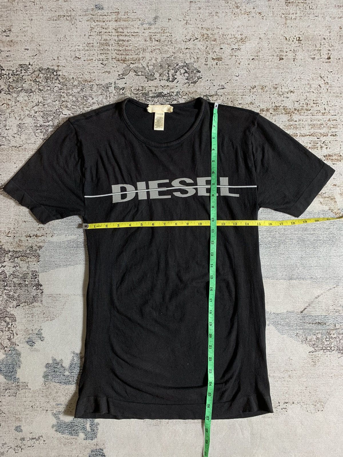 Designer Vintage diesel tee Size L / US 10 / IT 46 - 5 Thumbnail