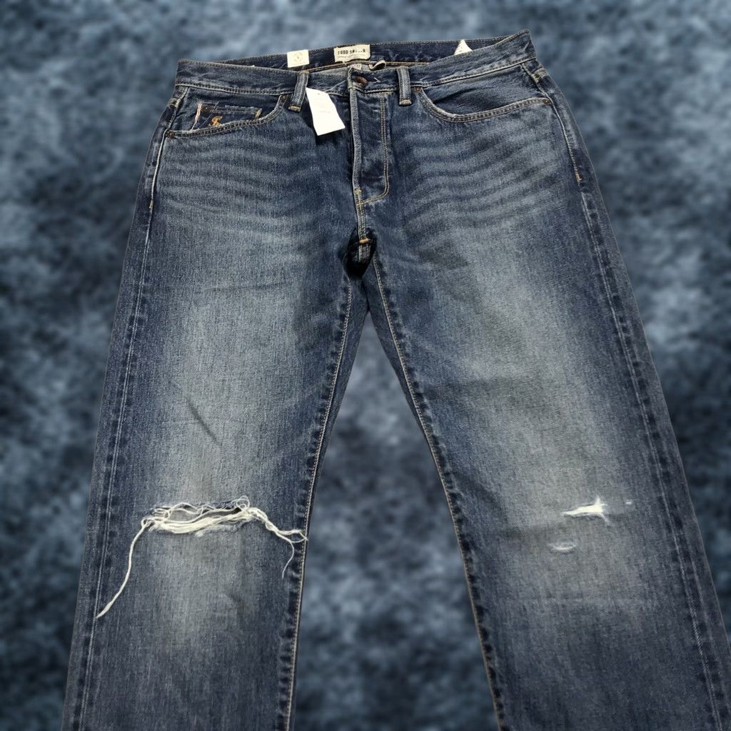Todd Snyder Todd Snyder Jeans Mens 31x32 Slim Blue Distressed NWT Selvedge 12.5 Oz Vintage-N/A? Size US 31 - 1 Thumbnail