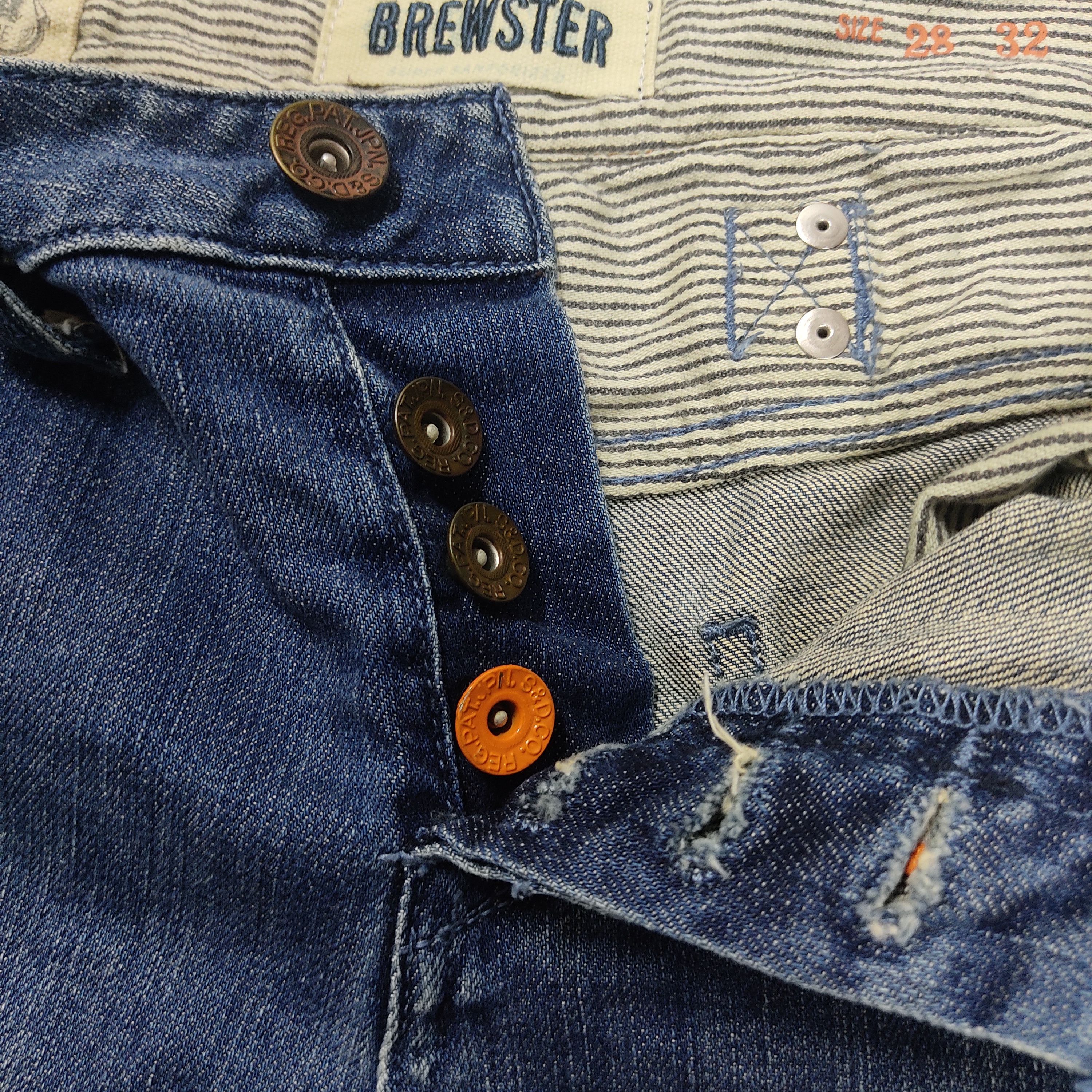 Japanese Brand × Superdry SUPERDRY Brewster Faded Denim Pants Size US 32 / EU 48 - 8 Thumbnail