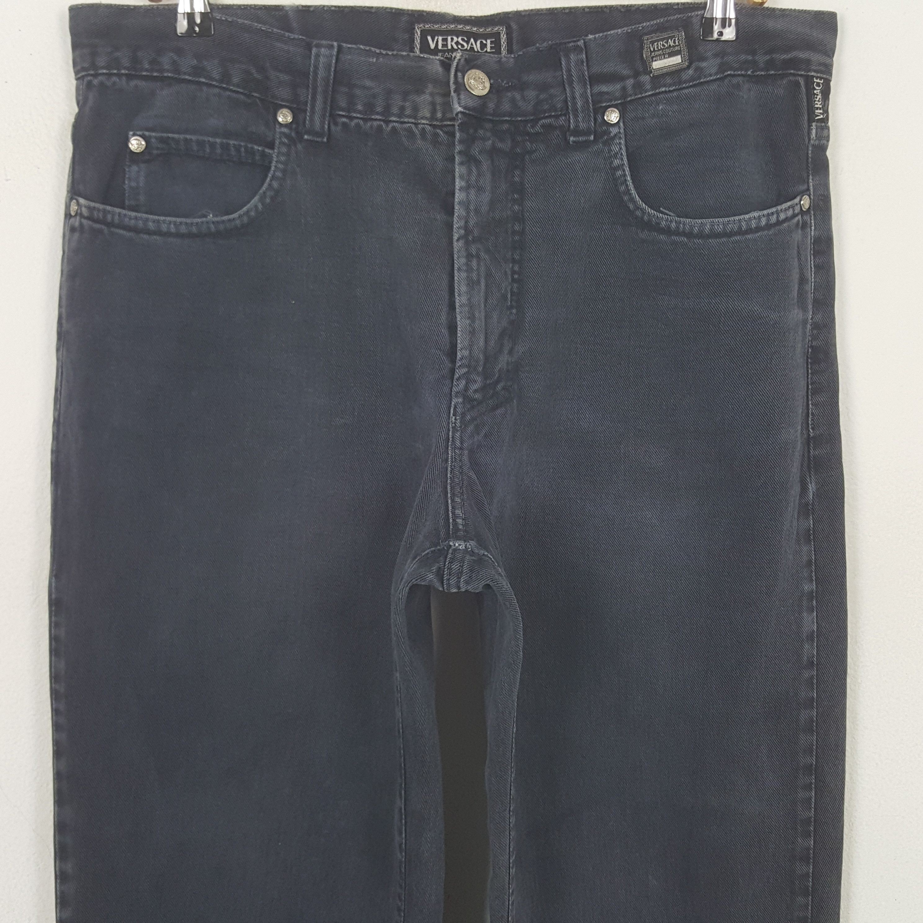Versace Vintage Versace Jeans Couture Designer Denim Jeans RR22 Size US 36 / EU 52 - 2 Thumbnail