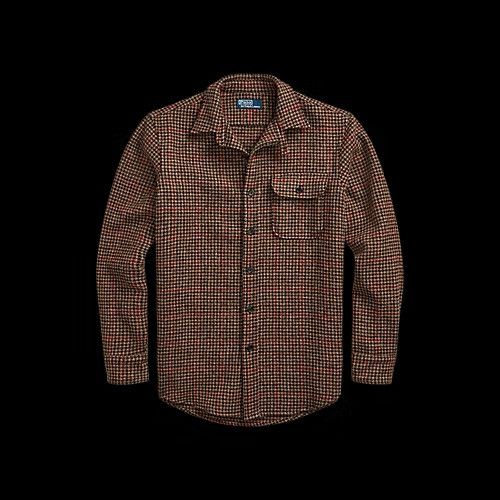 Polo Ralph Lauren Suede-Patch Shetland Wool Overshirt Size US XS / EU 42 / 0 - 1 Thumbnail