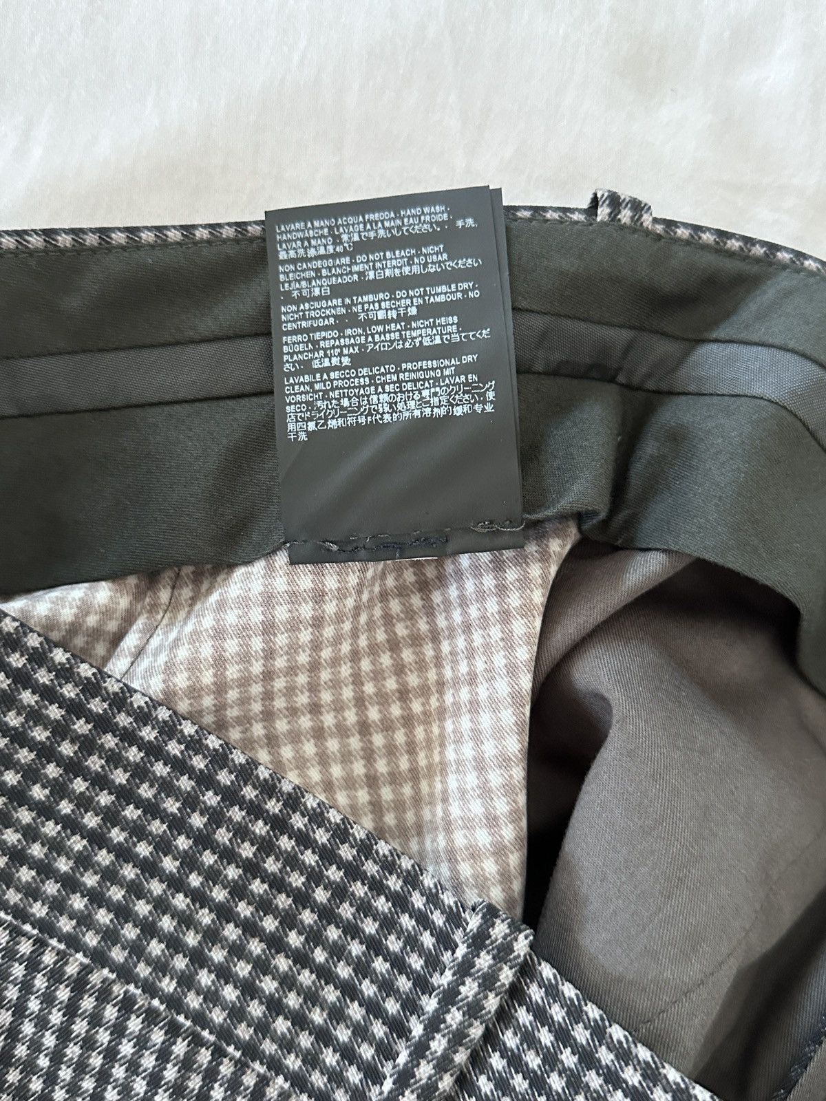 Balenciaga Balenciaga grey checked houndstooth pants Size US 30 / EU 46 - 7 Thumbnail