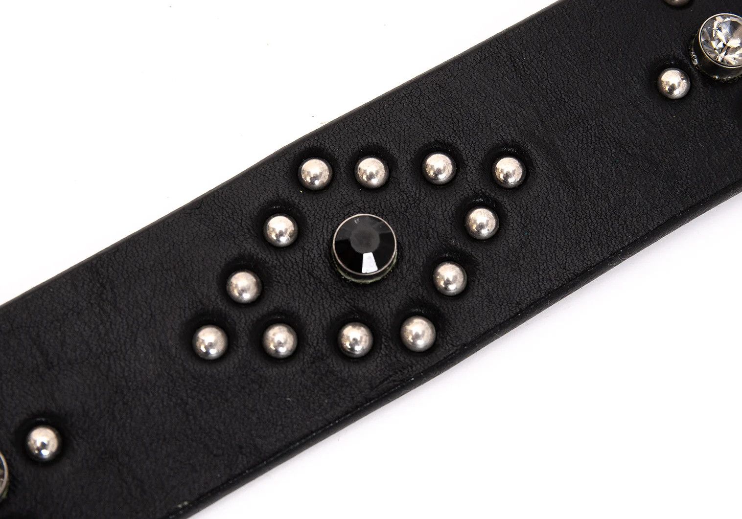 Yohji Yamamoto Yohji Yamamoto Studded Leather Belt Black Size ONE SIZE - 6 Thumbnail