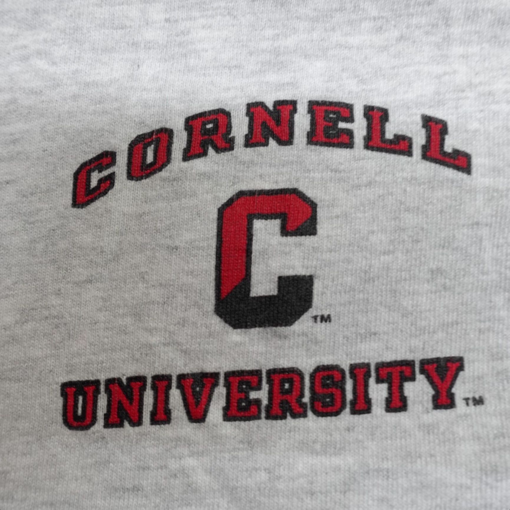 Vintage VINTAGE Cornell Shirt Small Gray Long Sleeve Champion Made in USA Size US S / EU 44-46 / 1 - 2 Thumbnail