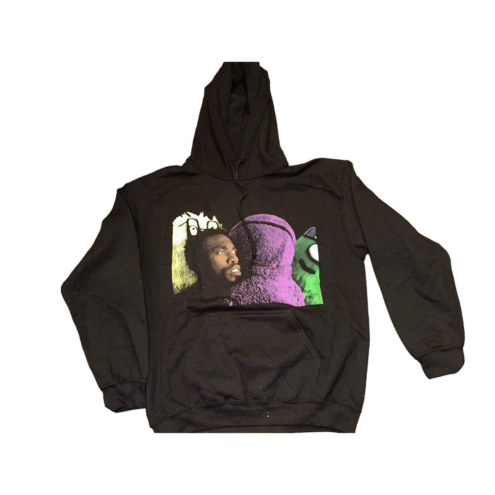 Band Tees Kevin Abstract - Brockhampton - Black Monster Hoodie - Med Size US XXL / EU 58 / 5 - 1 Thumbnail