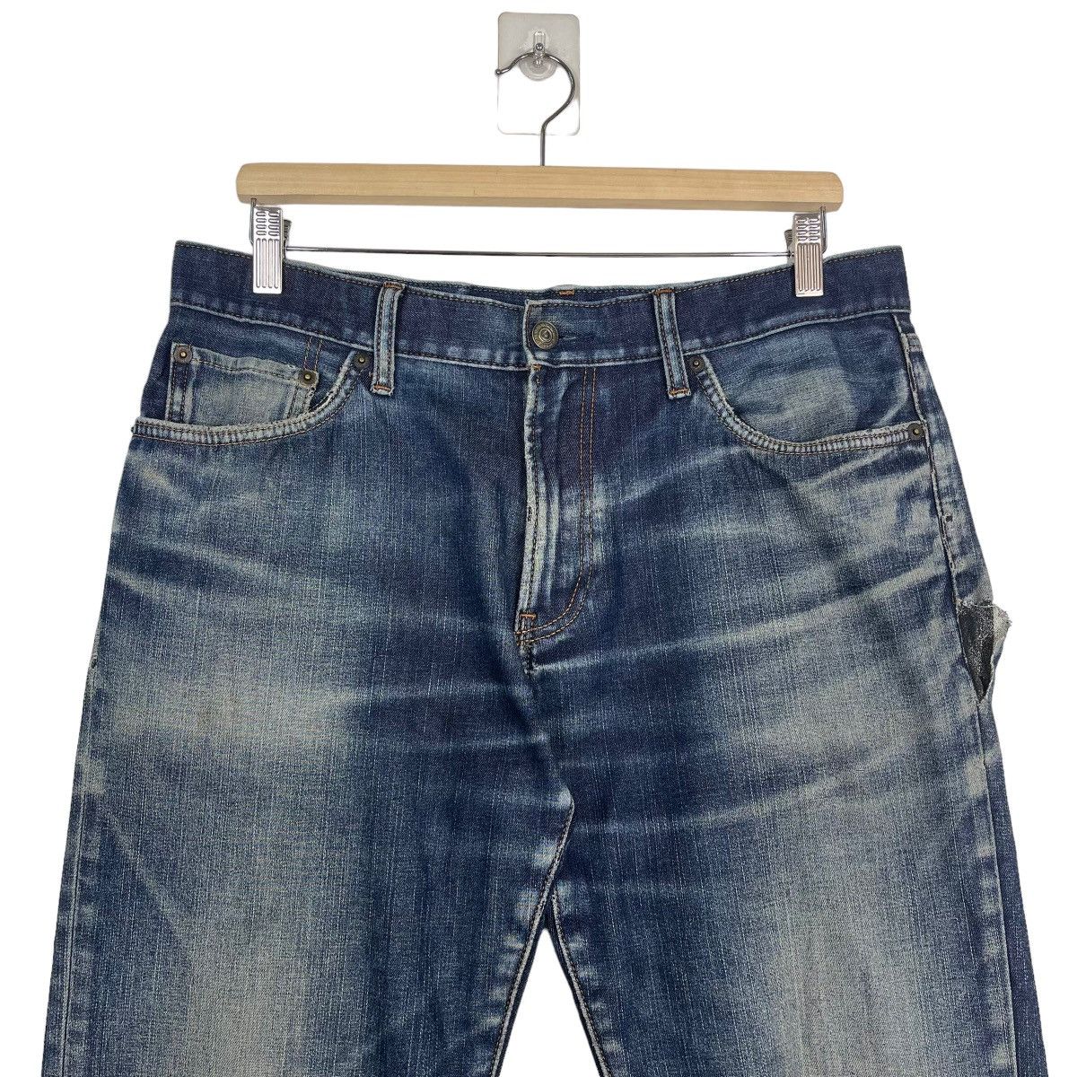 Japanese Brand UNIQLO UJ FLARE JEANS Size US 34 / EU 50 - 3 Thumbnail