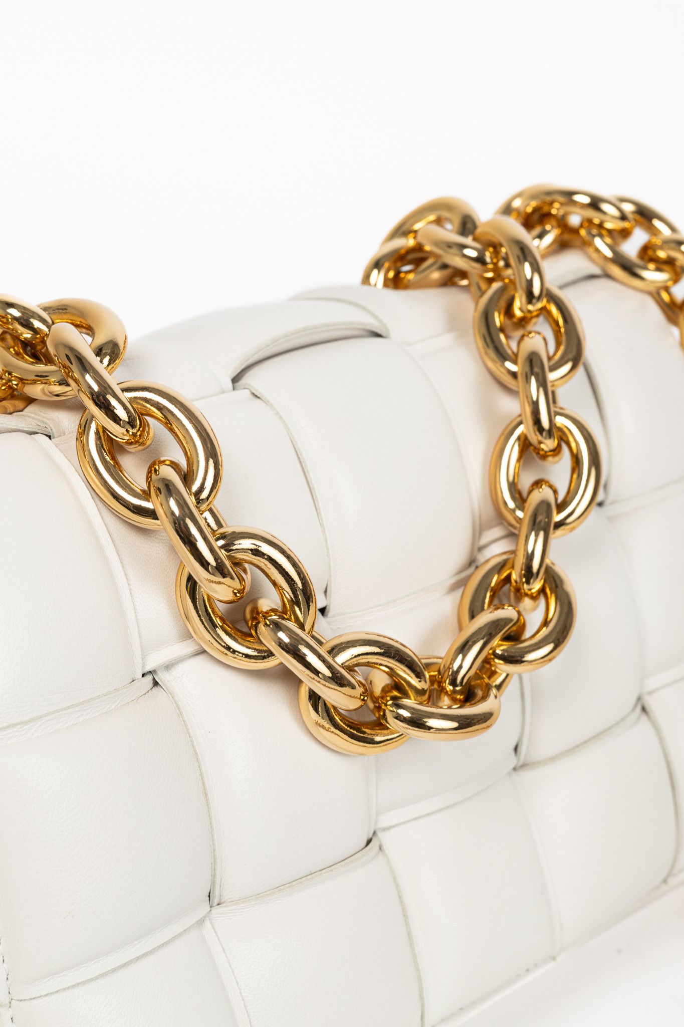 Bottega Veneta Bottega Veneta Maxi Chain Cassette Intreccio-Lambskin Bag Size ONE SIZE - 8 Thumbnail
