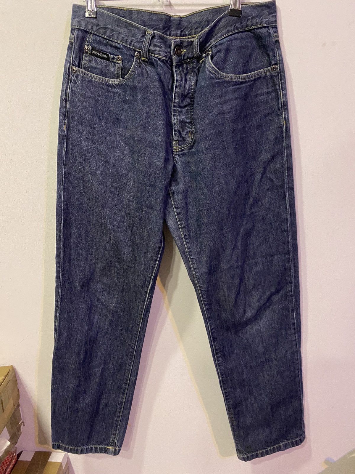 Yves Saint Laurent 32x32 YSL Jeans Denim Pants Size US 32 / EU 48 - 3 Thumbnail