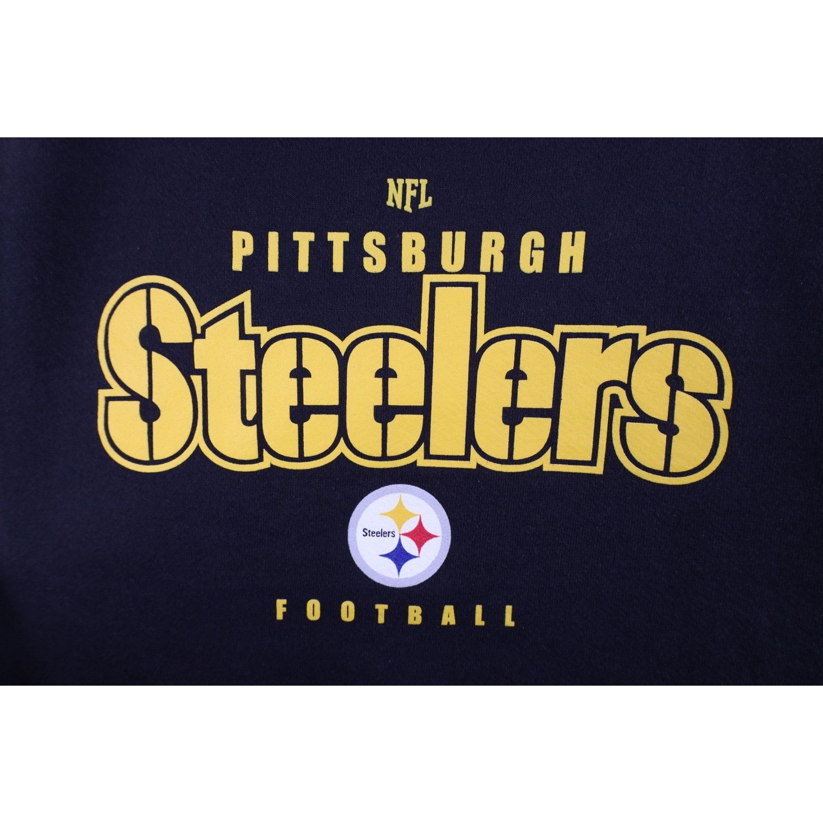 Vintage Vintage Y2K Faded Spell Out Pittsburgh Steelers Sweatshirt Size US L / EU 52-54 / 3 - 4 Thumbnail