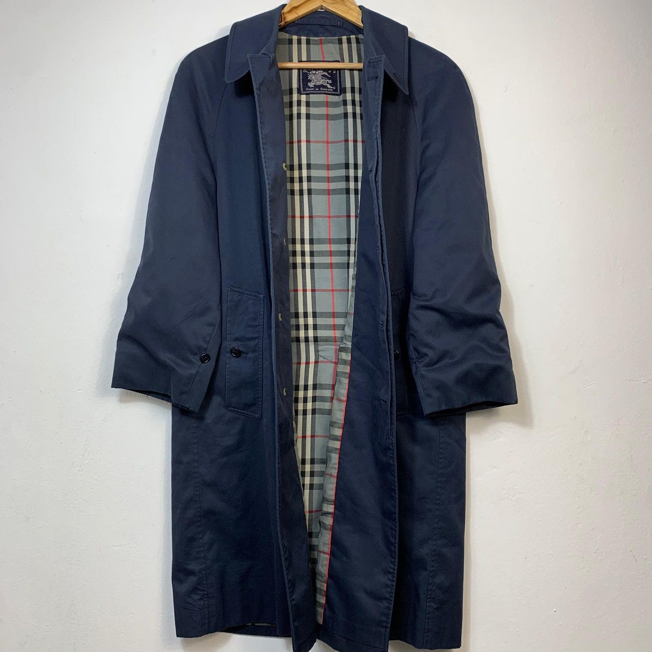 Burberry BURBERRYS’ TRENCH COAT NOVA CHECK PICCADILLY Size US L / EU 52-54 / 3 - 1 Thumbnail