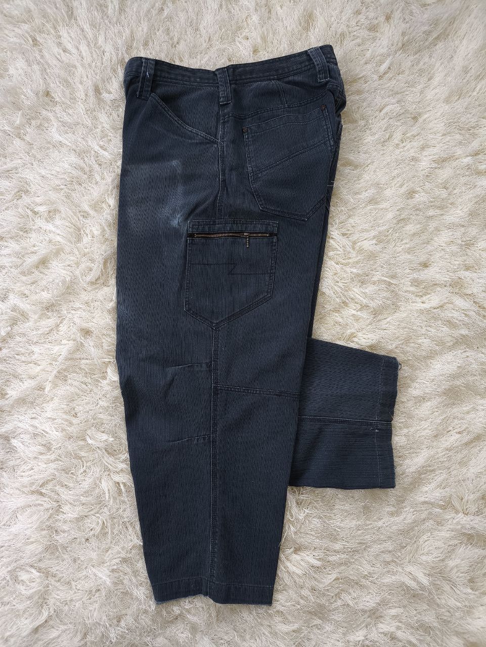 Dogtown DOGMAN Japan Distressed Multipocket Utility Cargo Baggy Pant Size US 34 / EU 50 - 3 Thumbnail