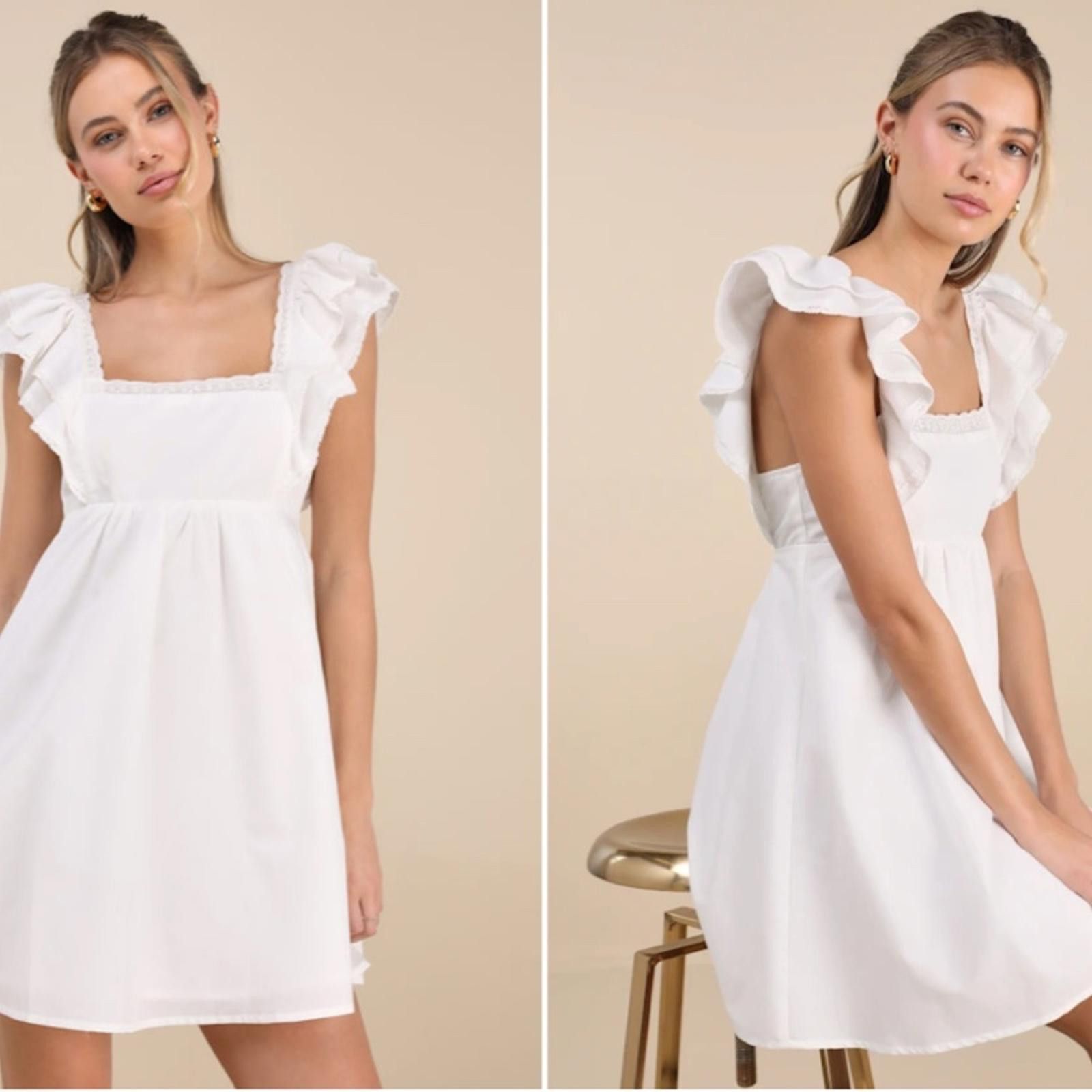 Lulus LULU's Bachelorette Bridal Shower Honeymoon Casual Babydoll Size M / US 6-8 / IT 42-44 - 6 Thumbnail
