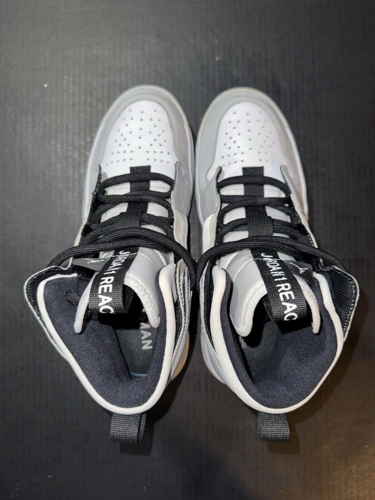 Jordan Brand Nike Air Jordan 1 React High Grey Fog AR5321-100 - Size 9.5 Size US 9.5 / EU 42-43 - 8 Thumbnail