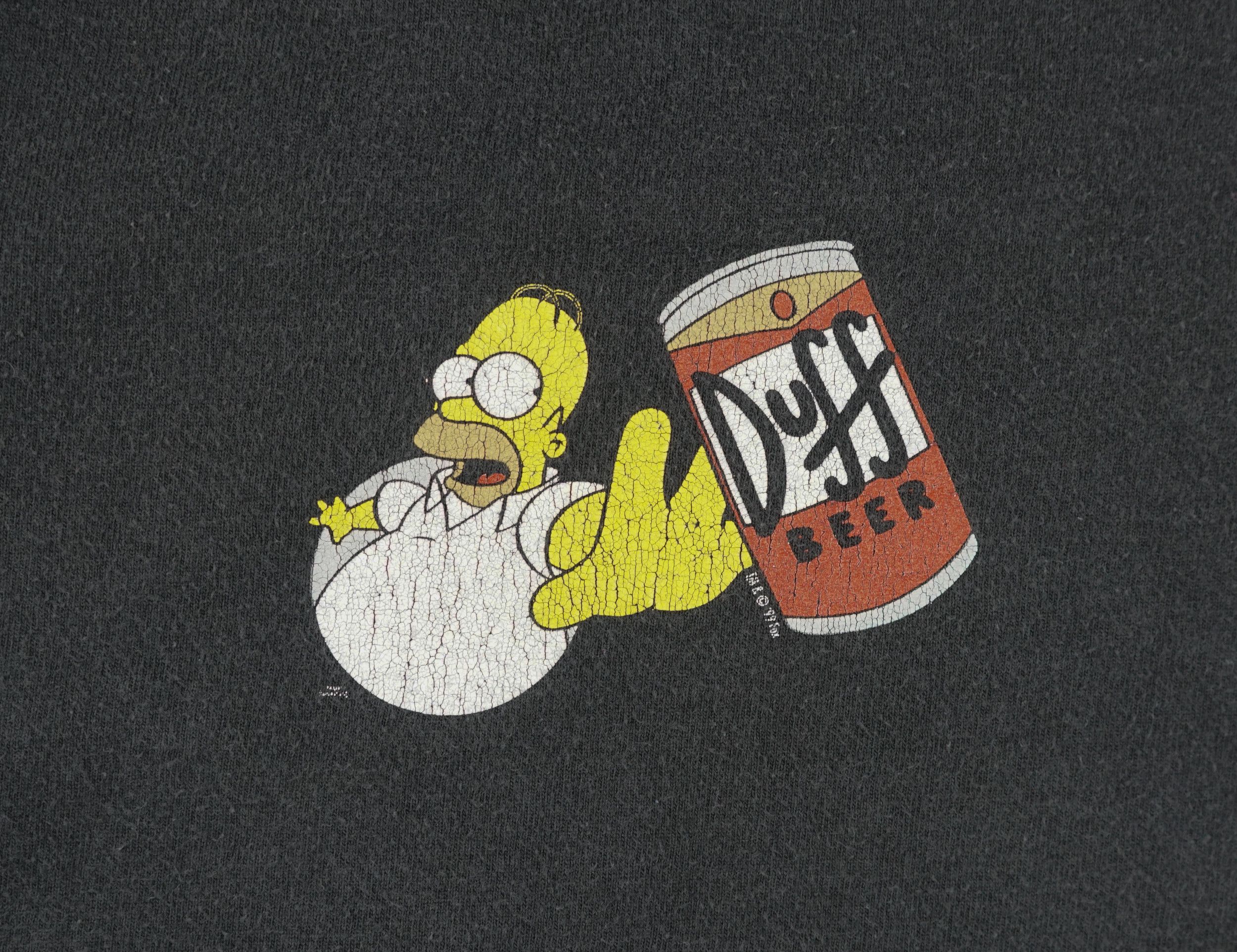 Cartoon Network × The Simpsons × Vintage Vintage The Simpsons Get Duffed! Homer Simpson T Shirt Size US M / EU 48-50 / 2 - 9 Thumbnail