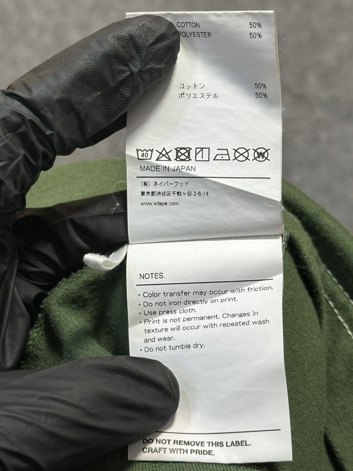 Wtaps WTAPS Blank long sleeve t-shirt in a chest pocket. Size US M / EU 48-50 / 2 - 12 Thumbnail