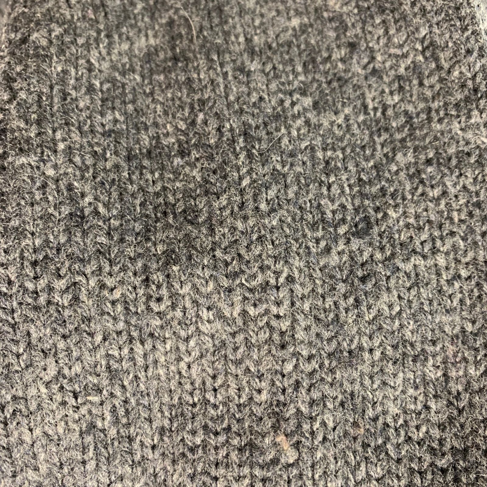 Onassis ONASSIS Size S Grey Wool Shawl Collar Sweater Size US S / EU 44-46 / 1 - 8 Thumbnail