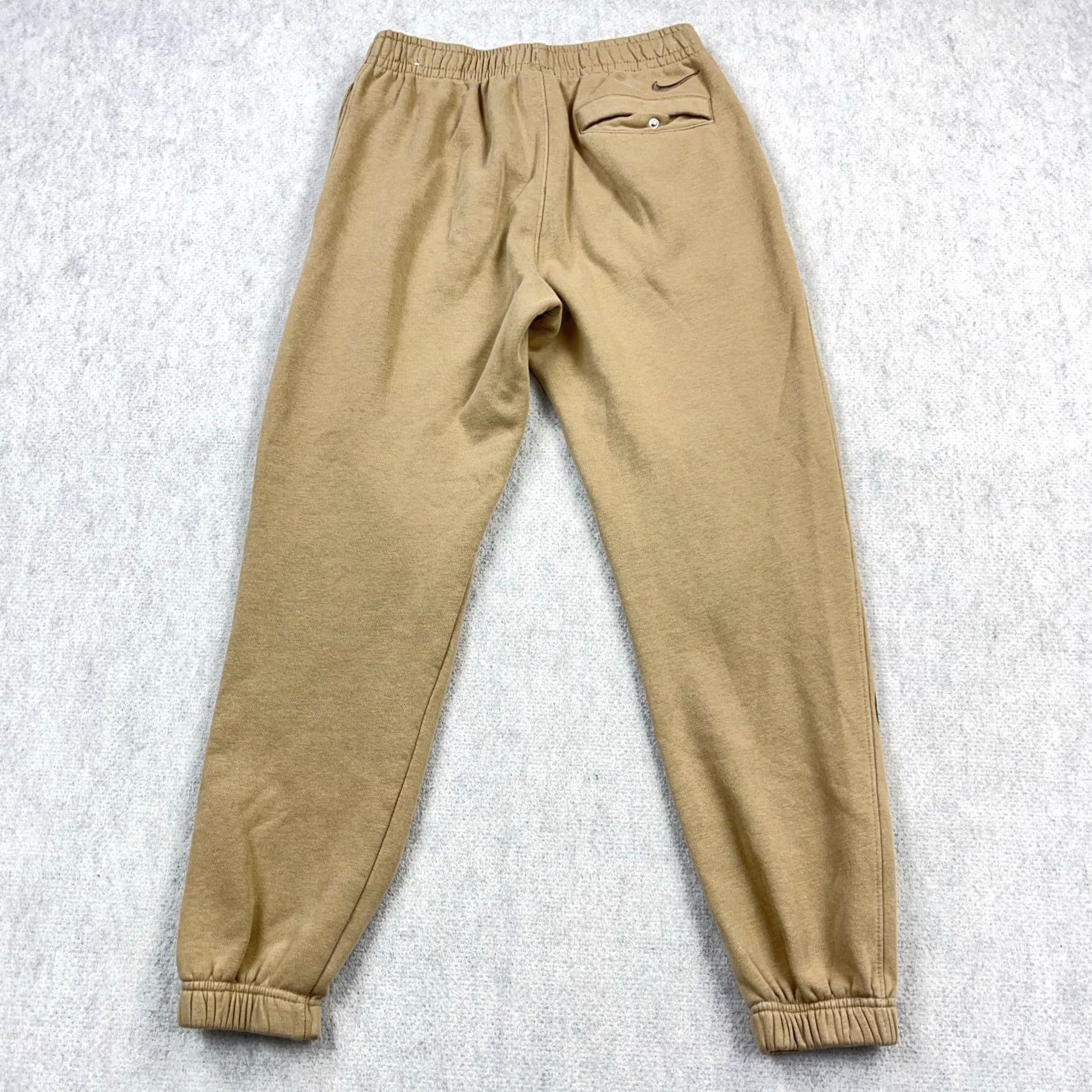 Nike Nike Sweatpants Men Small Brown Club FLeece Open Air Performance Tapered AOP Regular Size US 29 - 3 Thumbnail