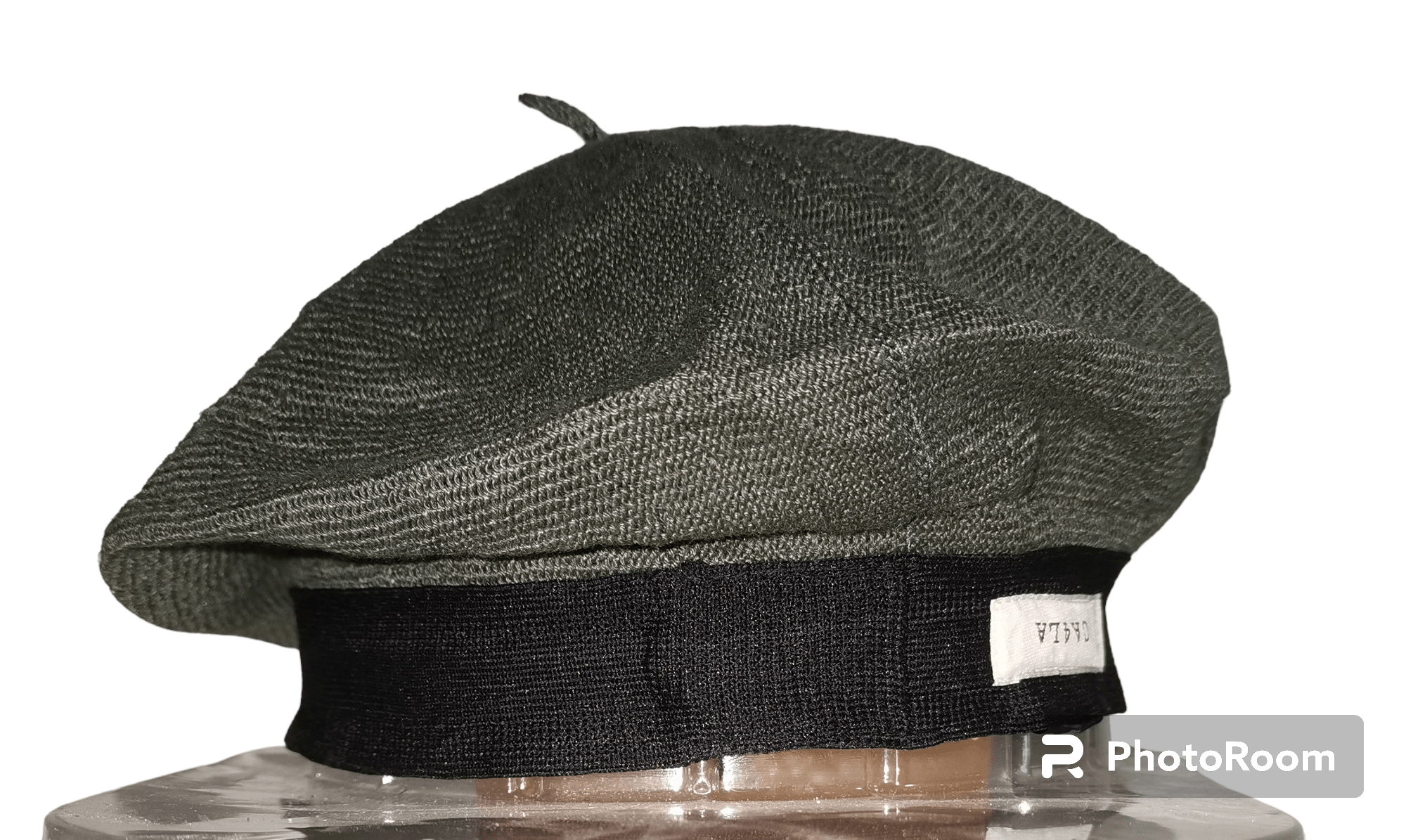 image of Ca4La Beret in Khaki Green, Women's