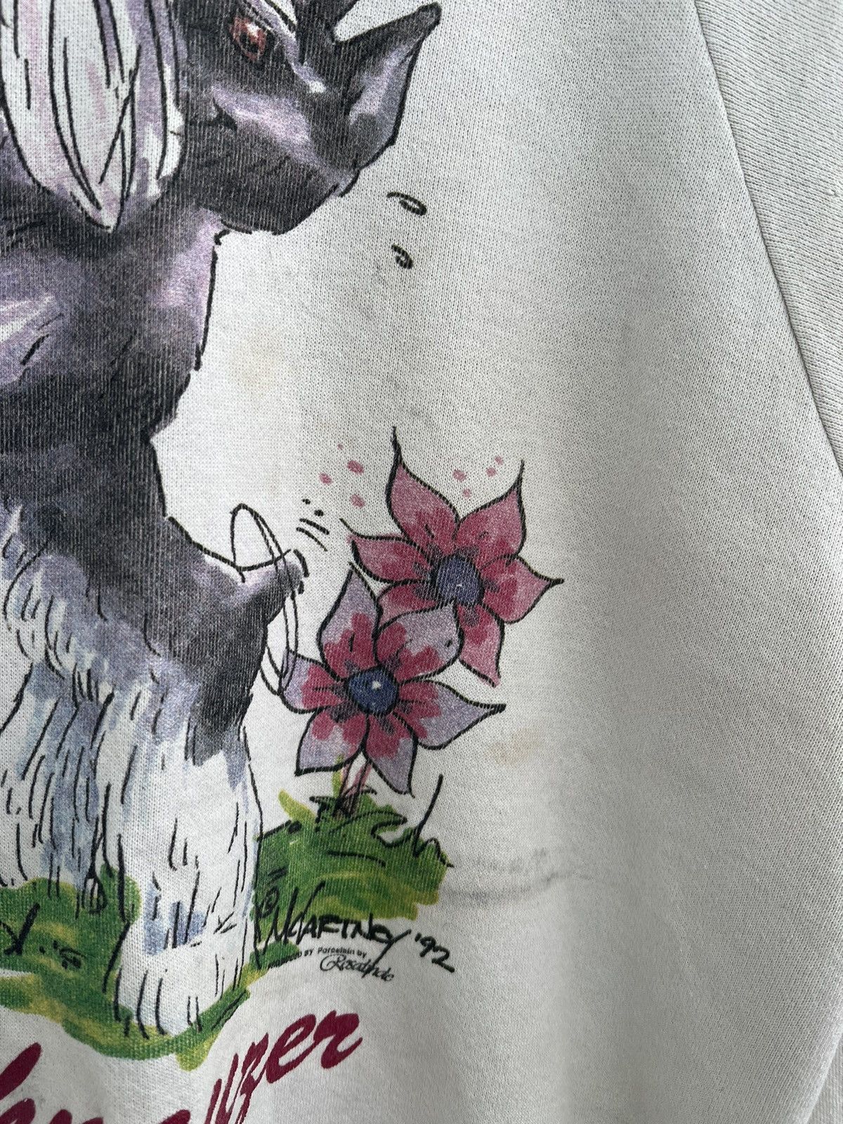 Jerzees × Vintage Schnauzer Sweatshirt vintage dogs Size US XL / EU 56 / 4 - 3 Thumbnail