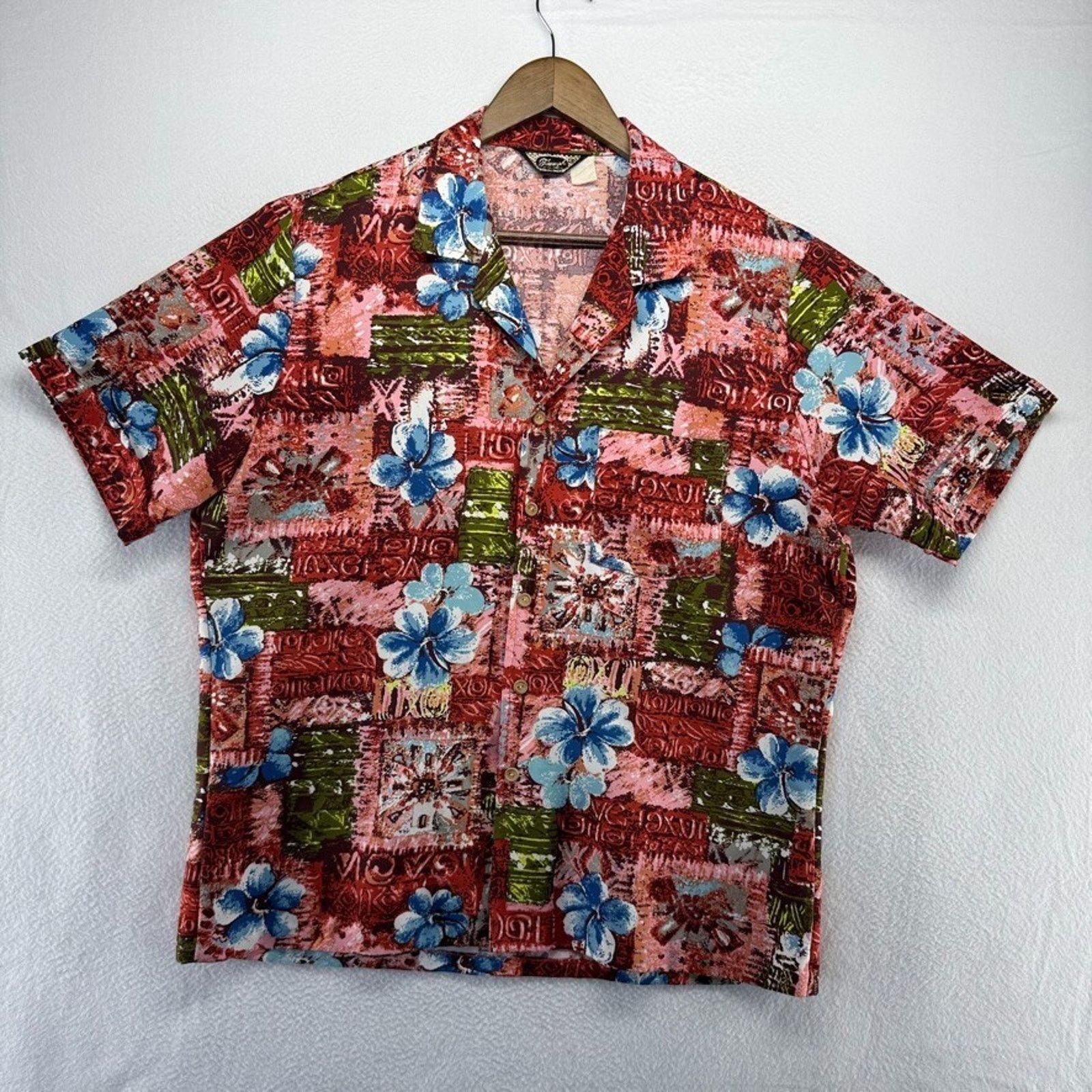 Vintage Vintage Triumph Of California Shirt Men's XL Red 70s 80s Size US XL / EU 56 / 4 - 1 Thumbnail