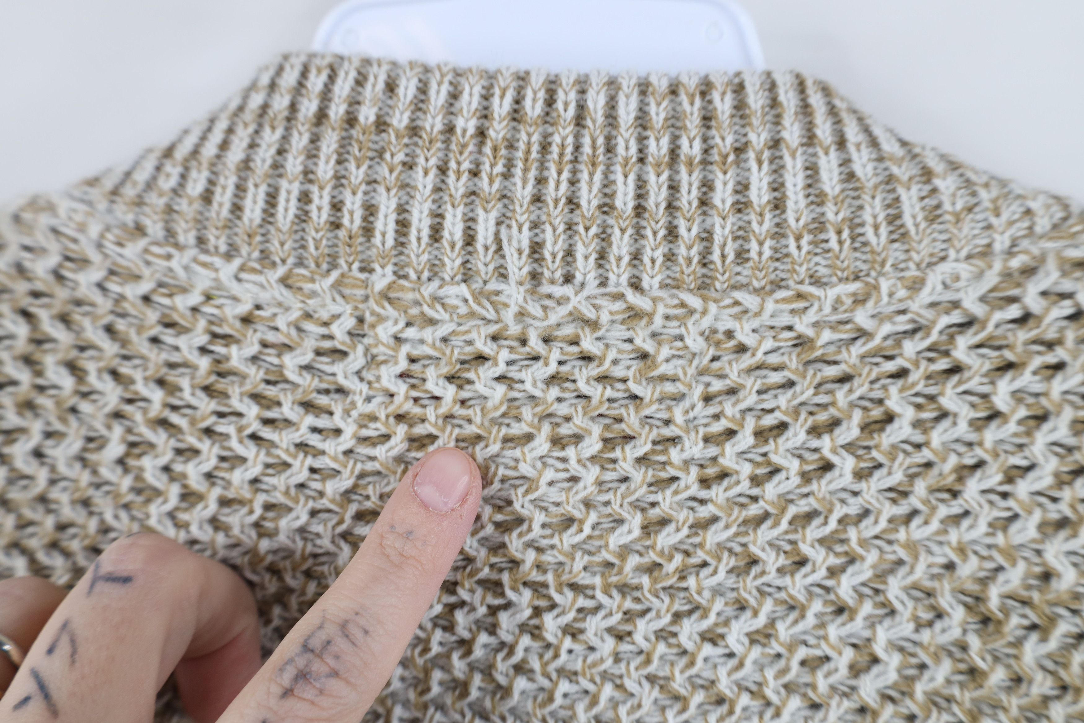 Vintage Vintage 70s Streetwear Chunky Ribbed Knit Henley Sweater Size US XL / EU 56 / 4 - 8 Thumbnail