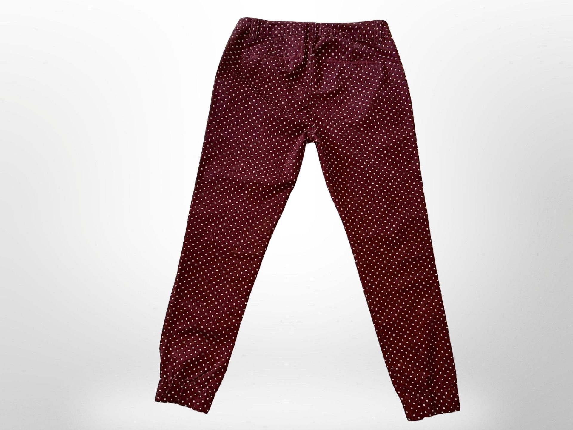 21 Men 21 Men Burgundy Polka Dot Pant Size US 29 - 2 Thumbnail