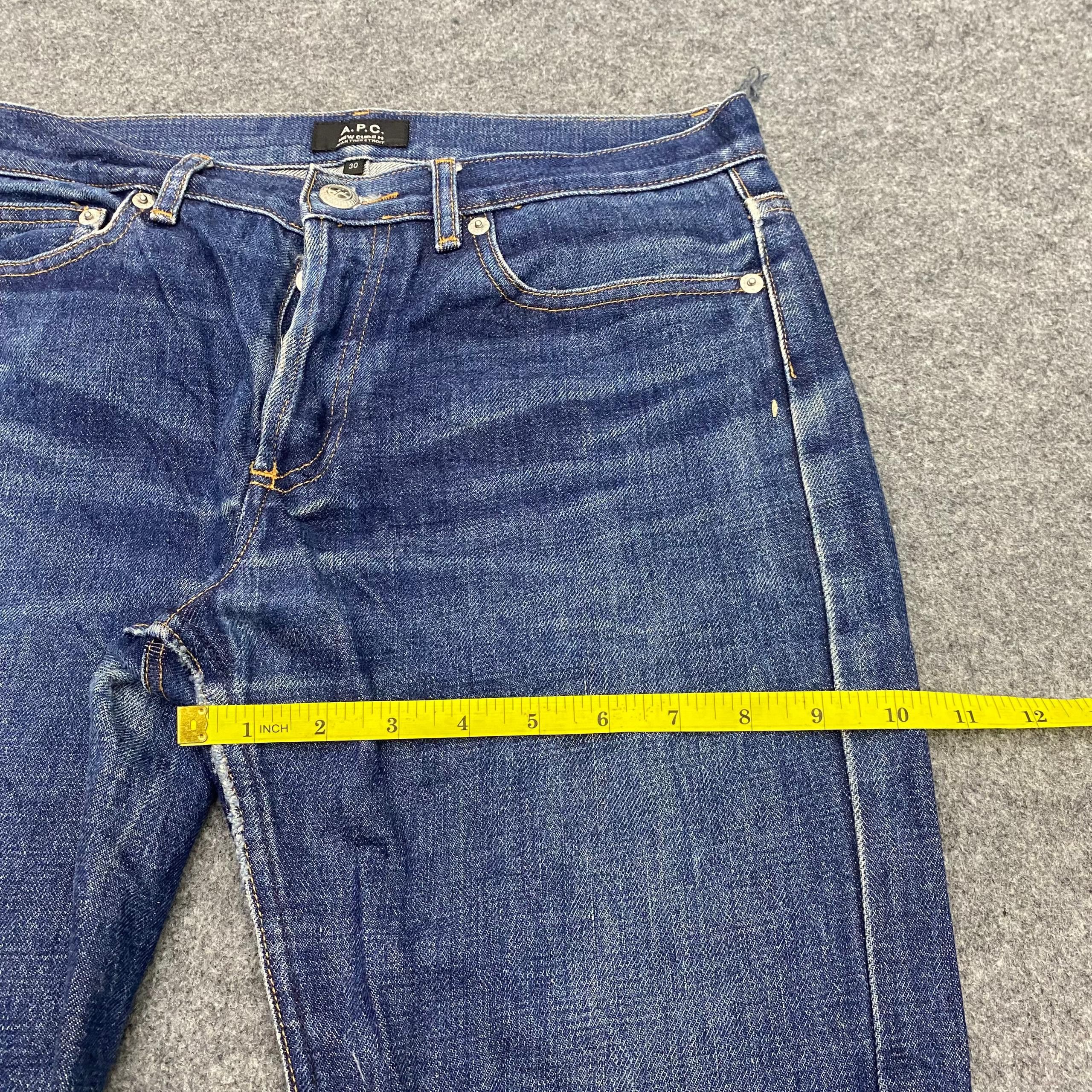 A.P.C. 💥Best Offer💥Vintage Apc Distressed Denim Size US 31 - 5 Thumbnail
