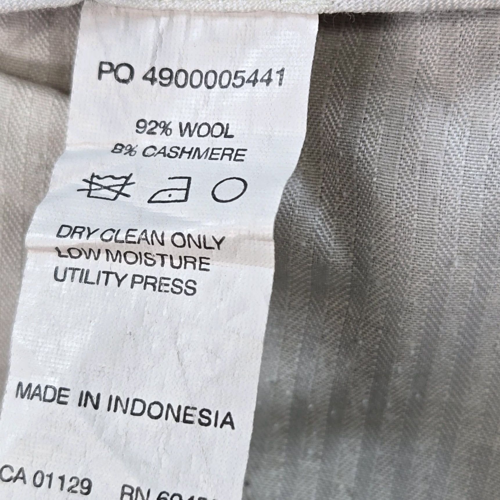 Ralph Lauren Lauren Ralph Lauren Pants Mens 34x30 Gray Dress Tweed Pleated Straight Pockets Size US 34 / EU 50 - 5 Thumbnail