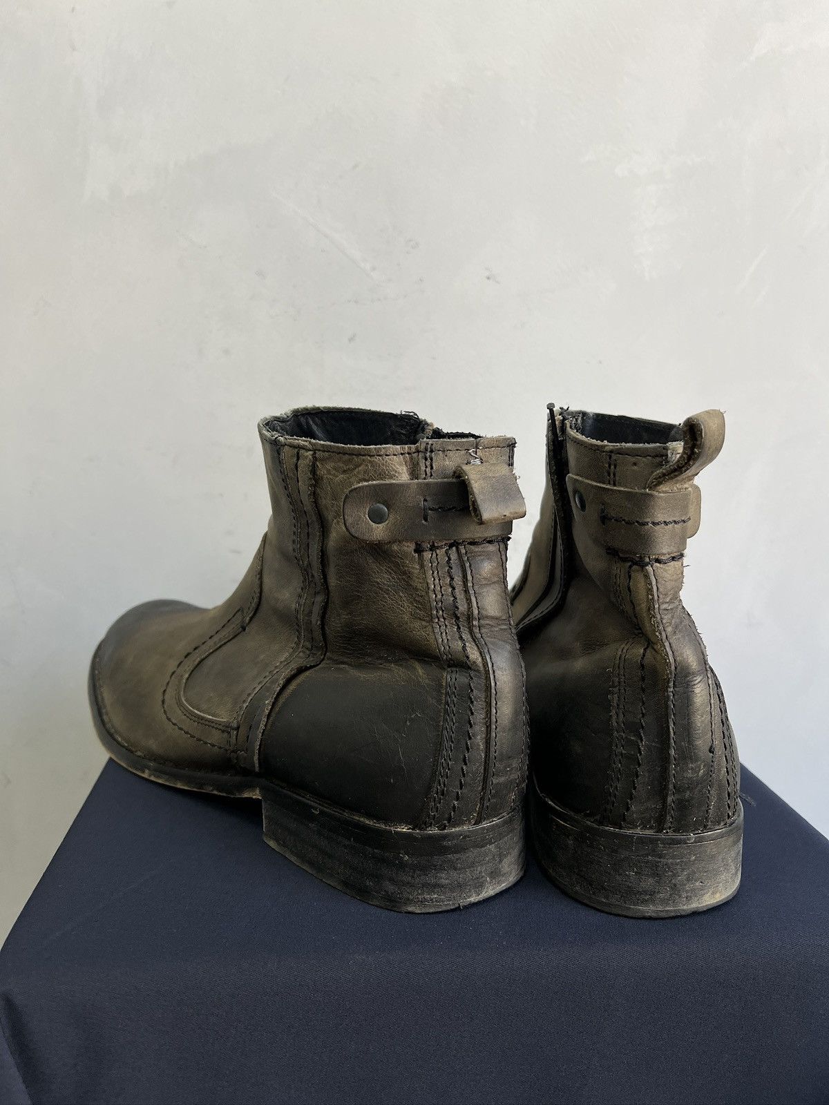 MoMA Avant garde CCP style leather platform bots opium style Size US 10 / EU 43 - 7 Thumbnail