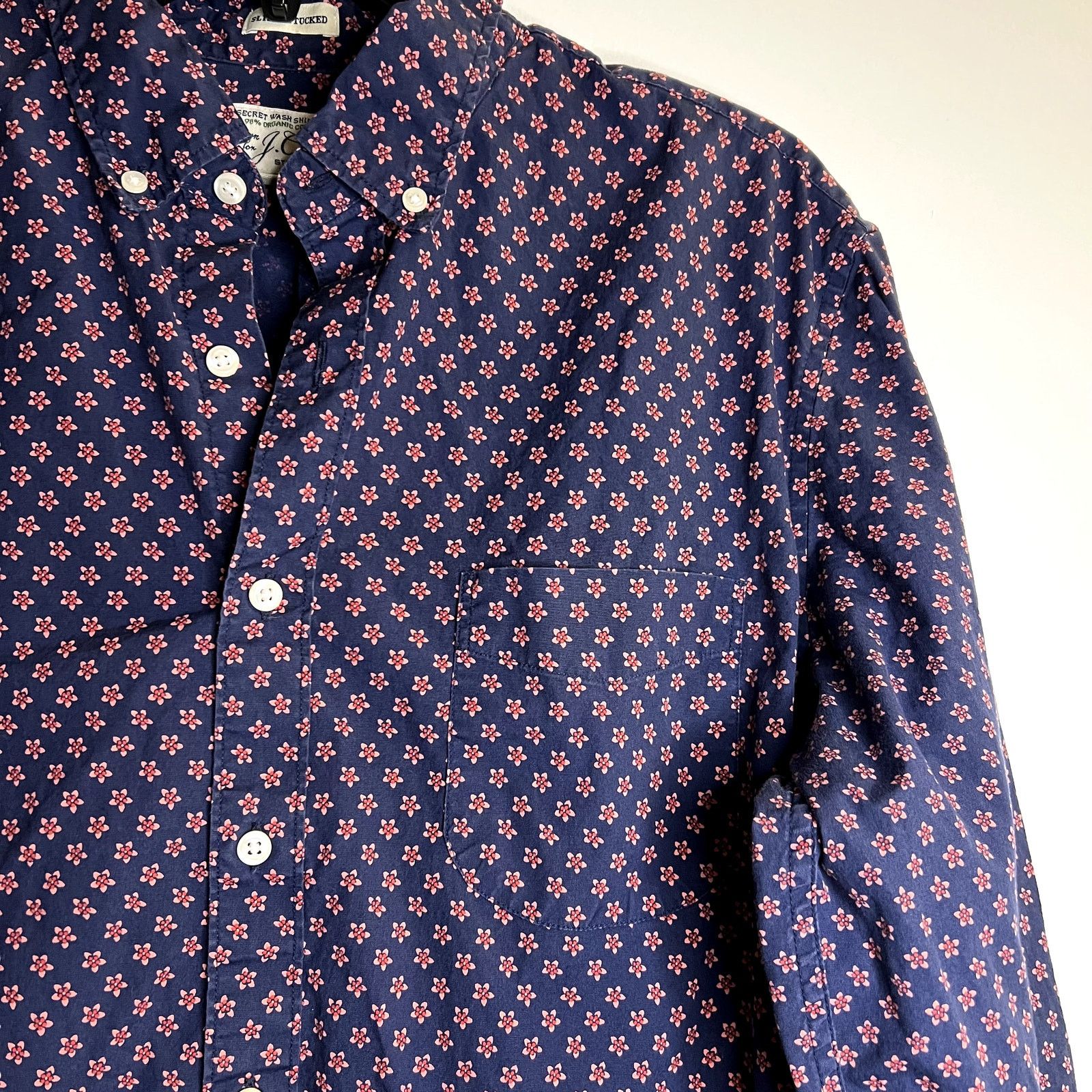 J.Crew J.Crew men’s floral slim untucked button shirt size L Size US L / EU 52-54 / 3 - 2 Thumbnail