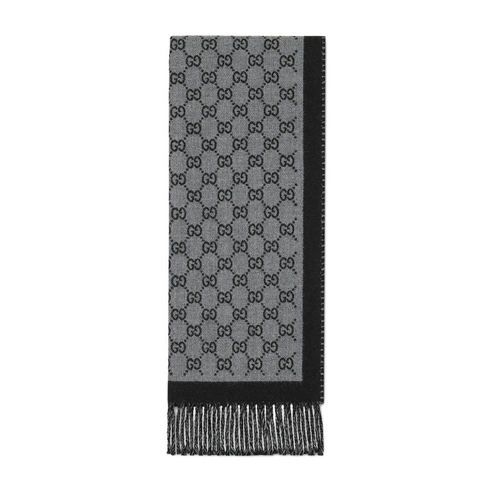 Gucci Gucci GREY Scarves Size ONE SIZE - 1 Thumbnail