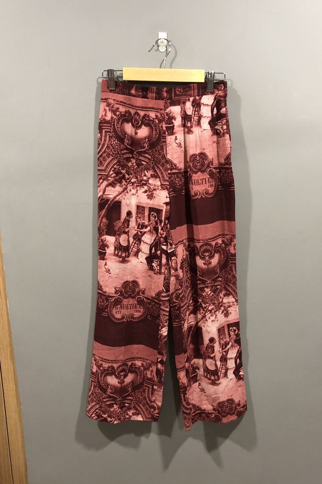 Jean Paul Gaultier Vintage 90s Jean Paul Gaultier "Frida Kahlo" Mesh Pants Size 25" / US 0 / IT 36 - 1 Thumbnail