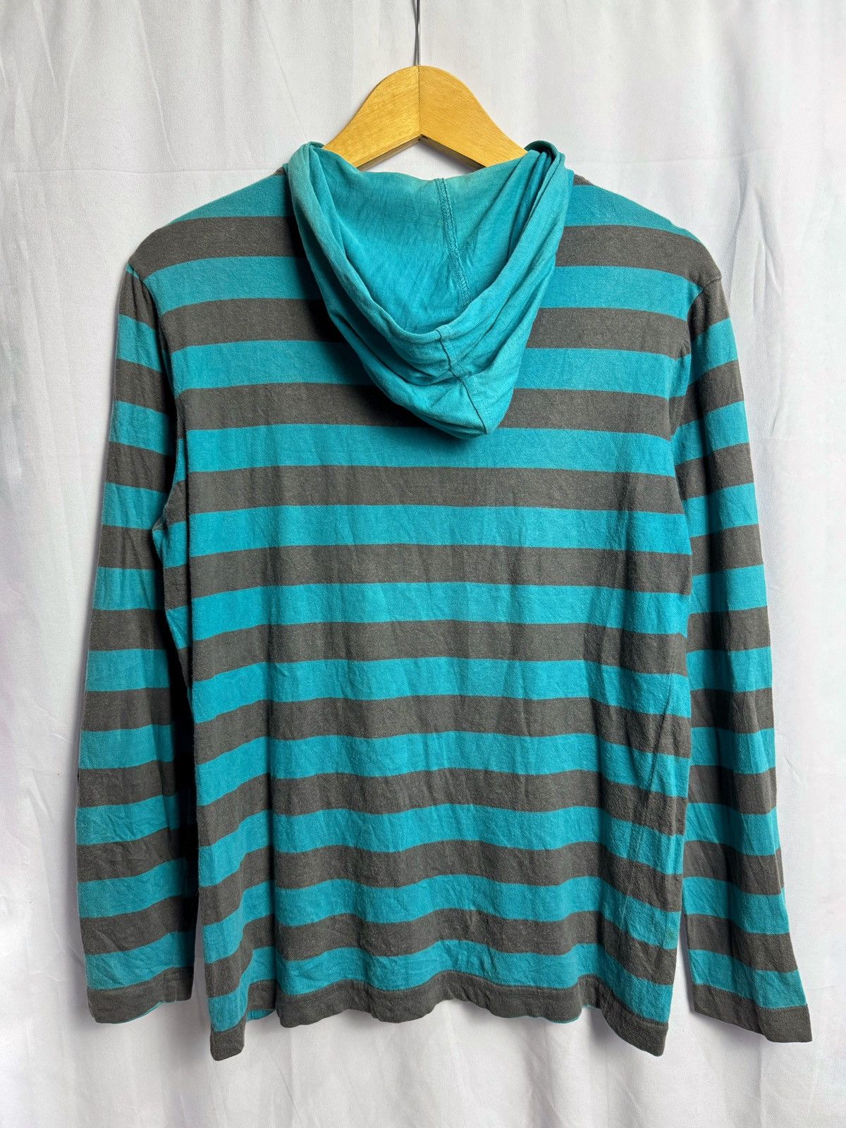 Hysteric Glamour × If Six Was Nine × Japanese Brand Skulls Design United Stripe Long Sleeve With Hoodie Size US M / EU 48-50 / 2 - 6 Thumbnail