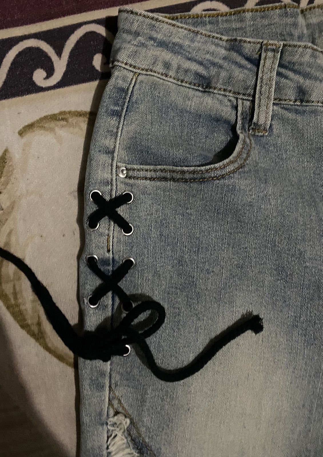 Beauty Beast × If Six Was Nine × Seditionaries 🔥VERYRARE🔥🔥Vintage Japanese Brand Super Flare Size US 26 / EU 42 - 4 Thumbnail