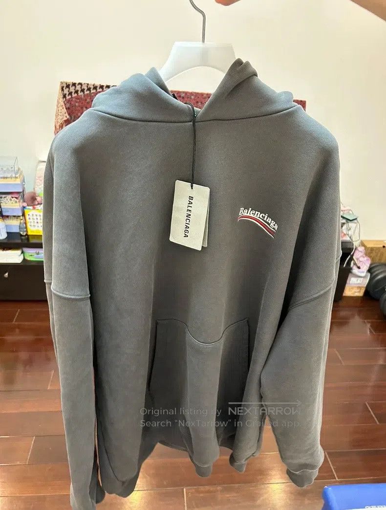 Balenciaga Waves Pattern Hoodie