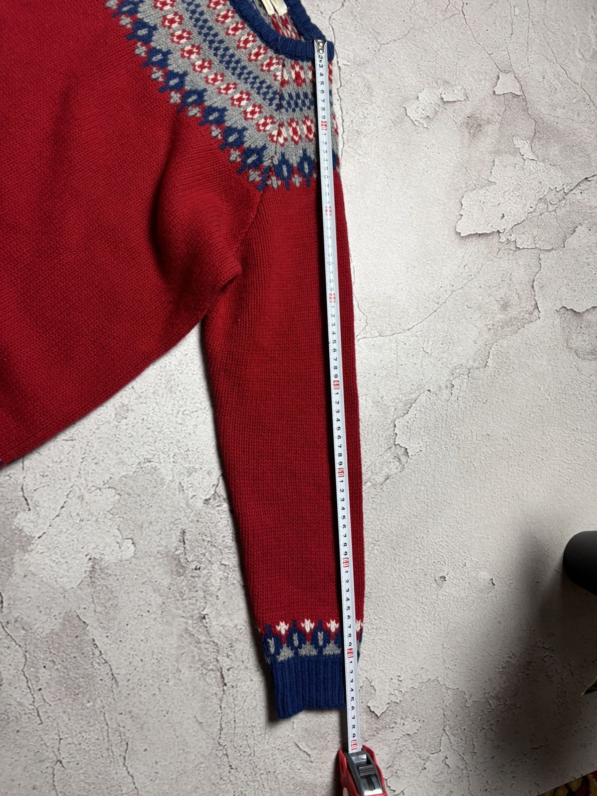 Other MUNROSPUN RED PURE LAMBSWOOL HEAVY KNIT PULLOVER JUMPER Size US L / EU 52-54 / 3 - 9 Thumbnail