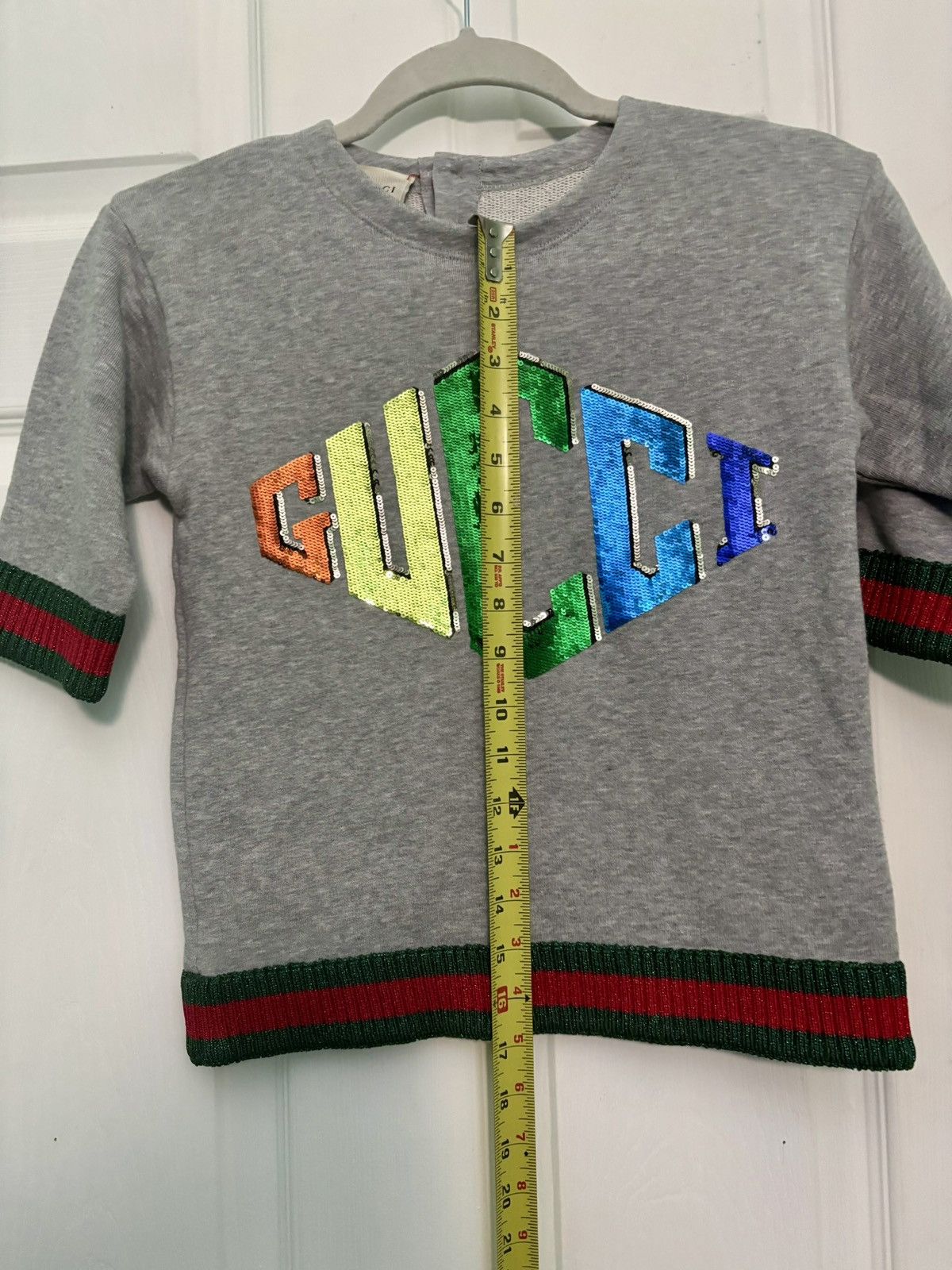 Gucci Gucci Sequin Sweatshirt Sz 10J Size XXS / US 00 / IT 34 - 8 Thumbnail