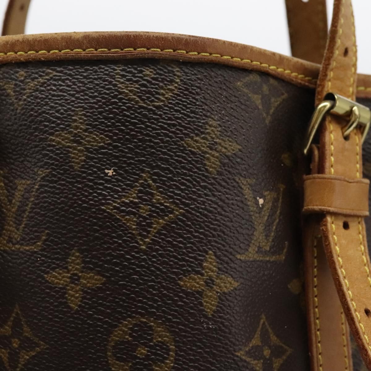Louis Vuitton LOUIS VUITTON Monogram Bucket GM Shoulder Bag M42236 Size ONE SIZE - 4 Thumbnail