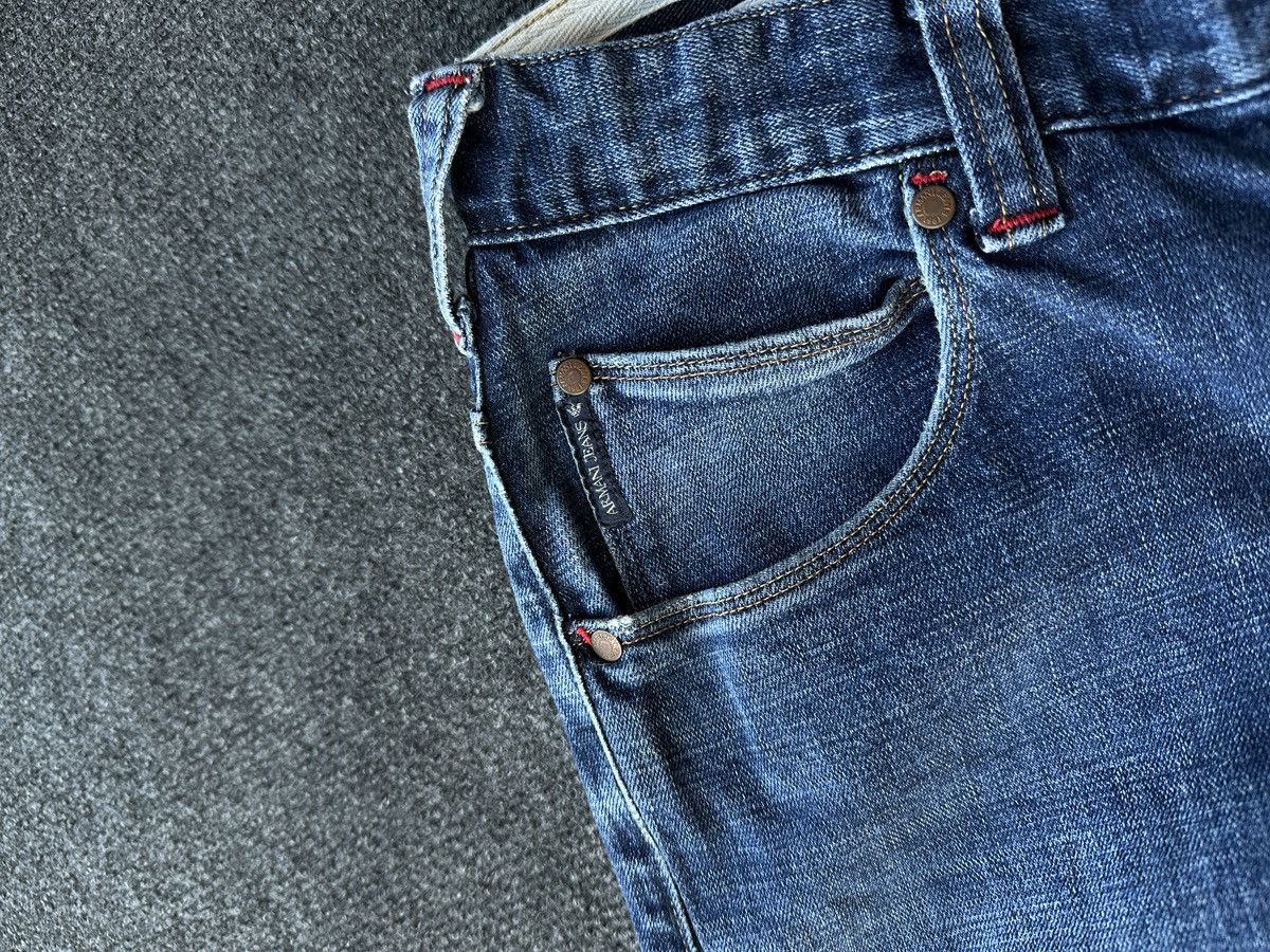 Armani 🚨Y2K WOMEN ARMANI JEANS WITH LOGO AVANT GARDE DENIM PANTS Size 30" / US 8 / IT 44 - 6 Thumbnail