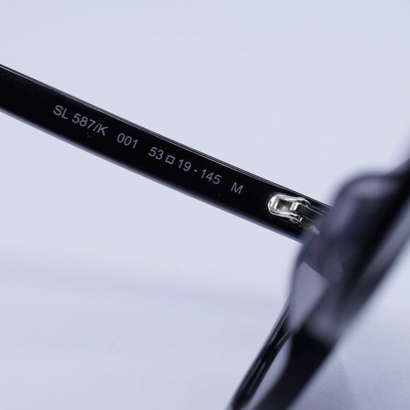 Saint Laurent Paris 🕶️ New Saint Laurent SL587/K 001 Sunglasses -Black Frame Size ONE SIZE - 8 Thumbnail