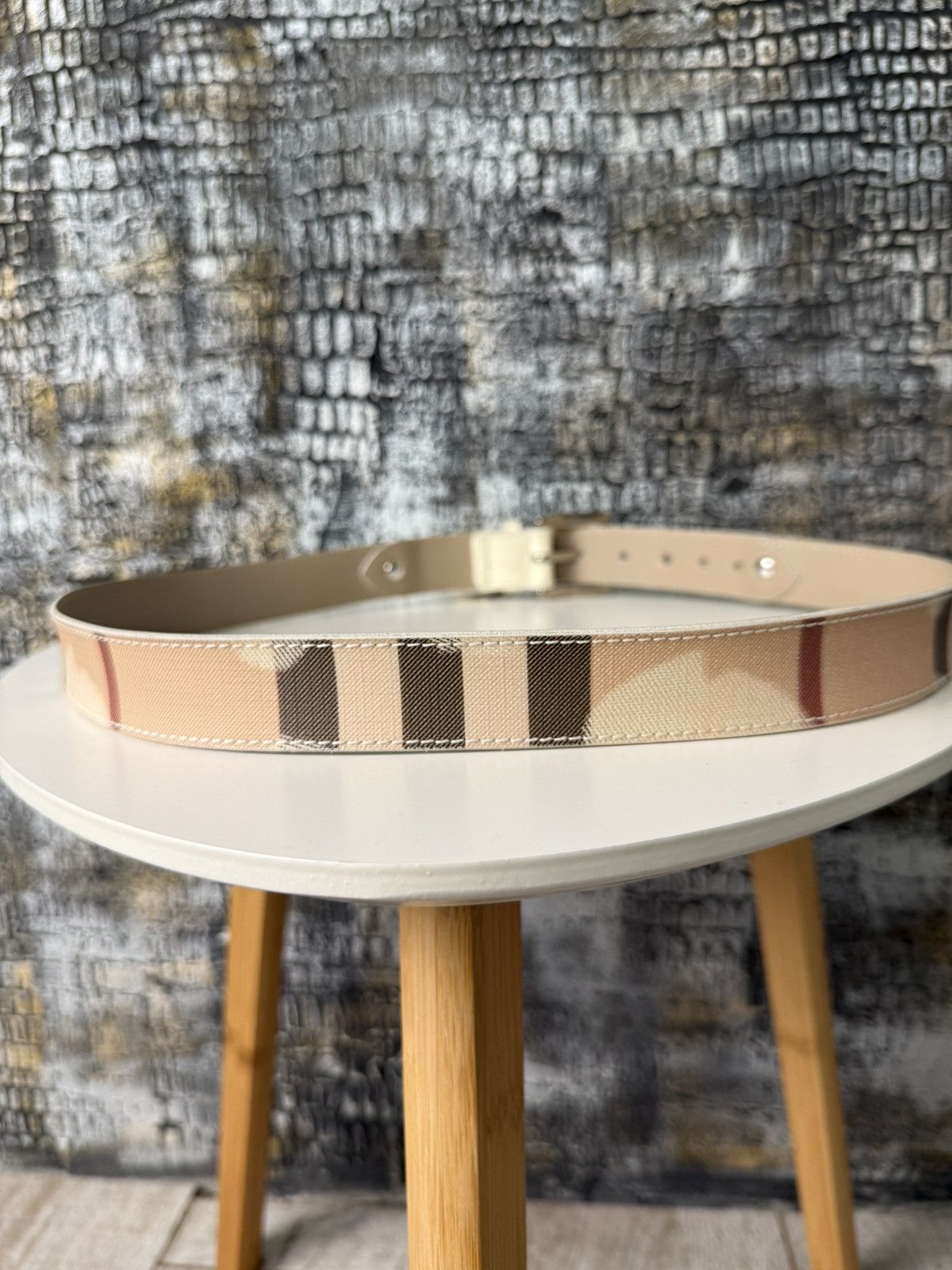 Burberry Burberry Heart Detail Nova Check Belt Size ONE SIZE - 5 Thumbnail
