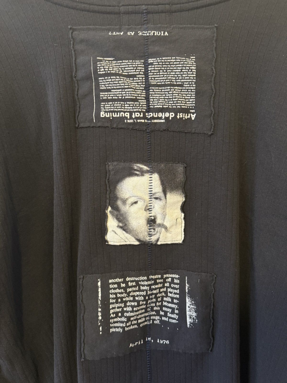Enfants Riches Deprimes SS25 Demon Assemblage Ribbed longsleeve Size US M / EU 48-50 / 2 - 4 Thumbnail