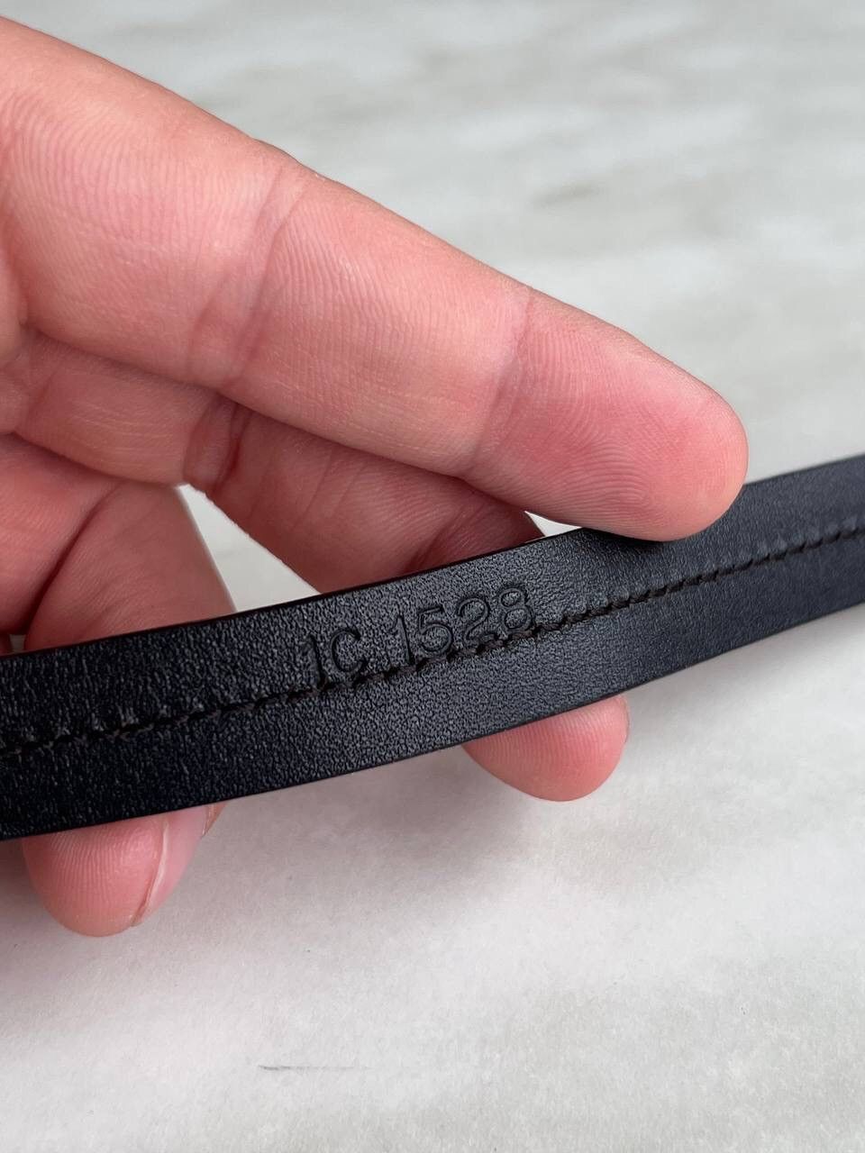Prada × Vintage PRADA Womens Logo Buckle Belt y2k grunge red leather Size ONE SIZE - 7 Thumbnail