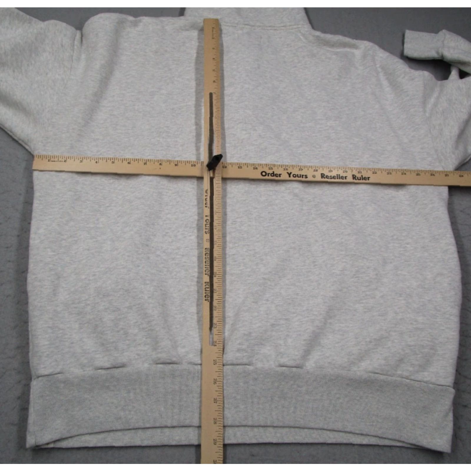 Vintage Tkees Women's Oversized 1/4 Zip Pullover Sweatshirt Gray Size 0/1 Cotton Blend Casual Activewear Size XS / US 0-2 / IT 36-38 - 4 Thumbnail