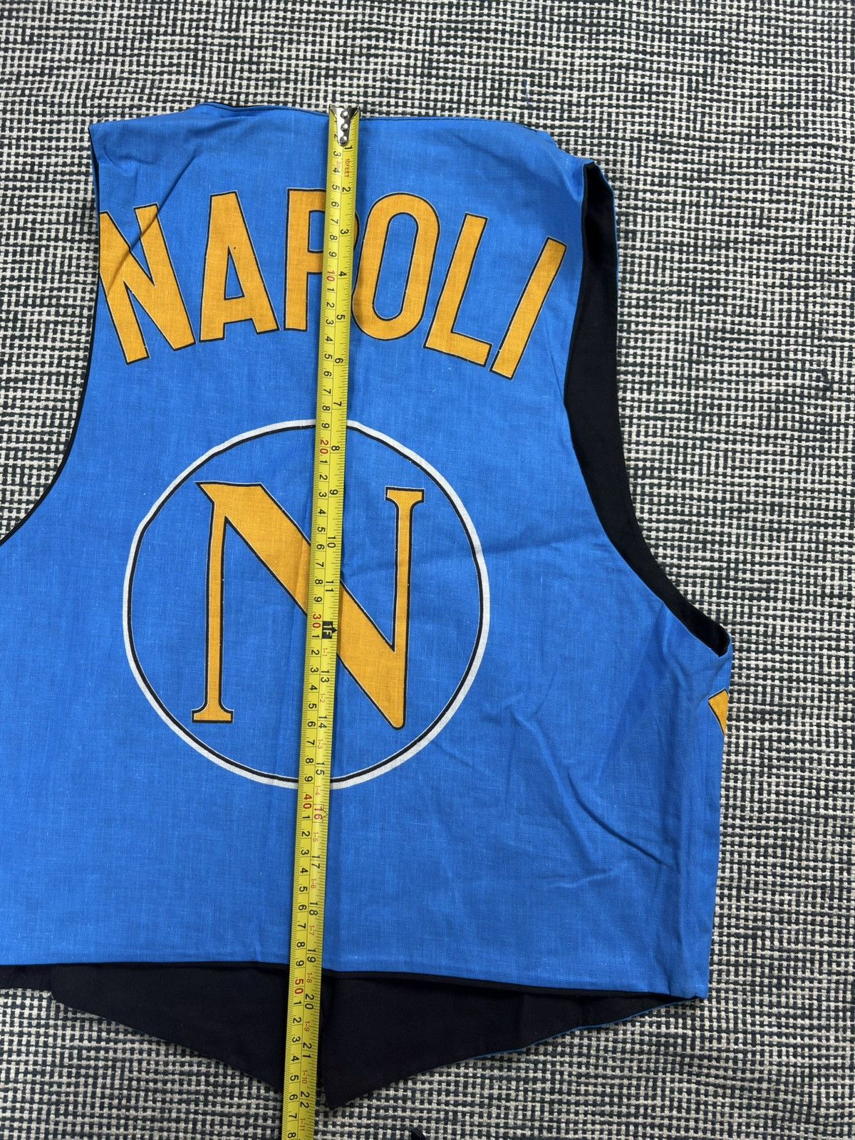 Vintage Turbogadget Napoli Soccer Fan Vest Jacket 90s vintage Size US M / EU 48-50 / 2 - 5 Thumbnail